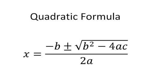 quadratic equation formula