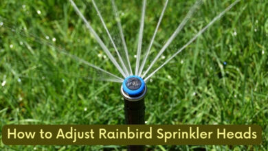 how to adjust rainbird sprinkler heads