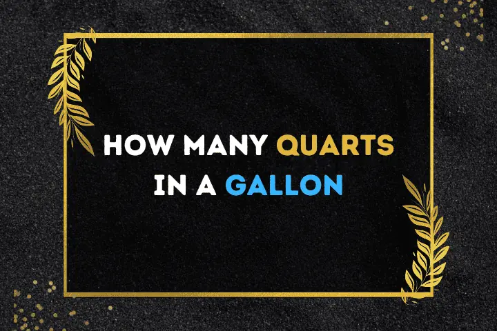 how many quarts in a gallon