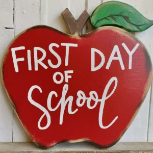 first day of school sign printable