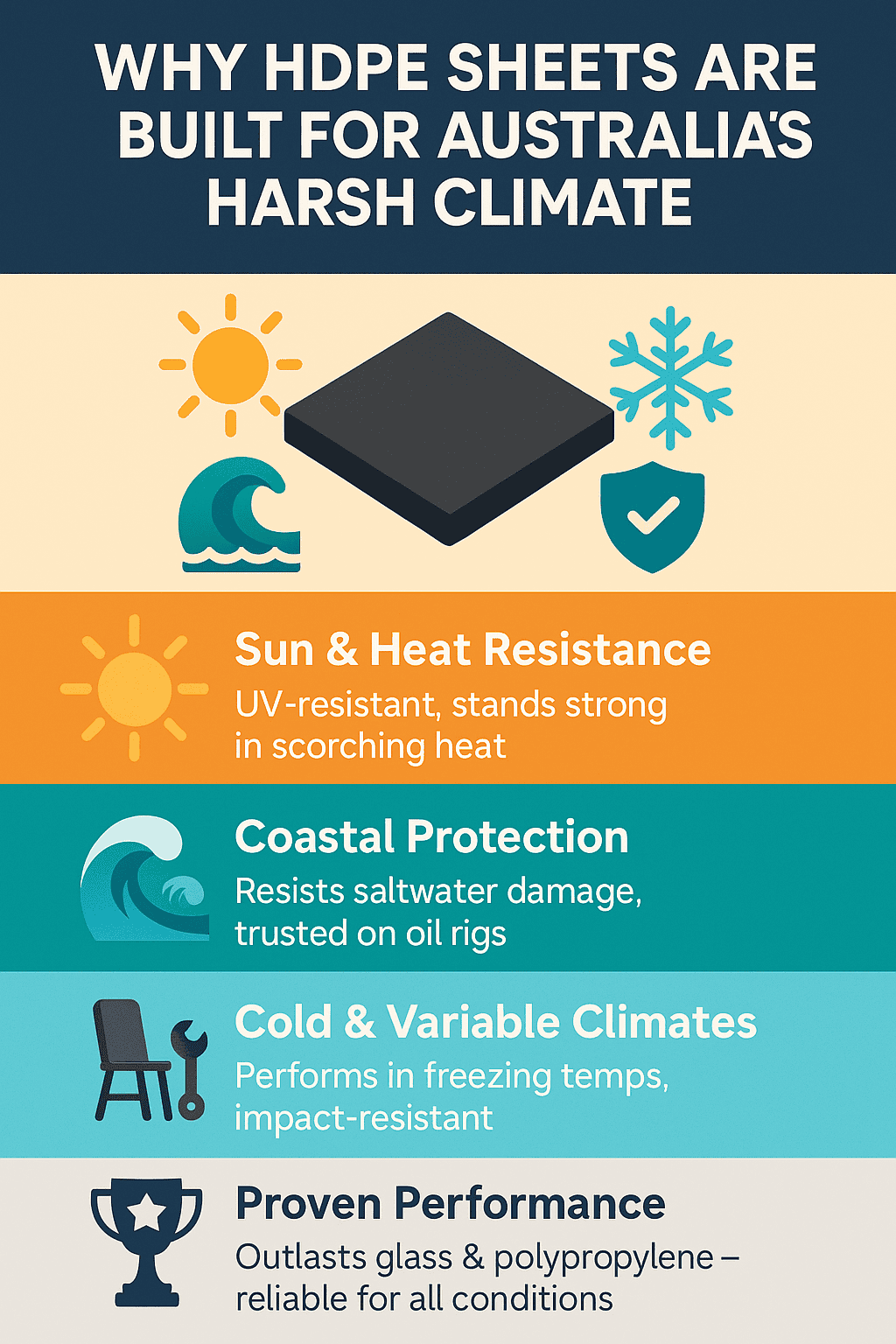 HDPE in Harsh Environments: From Oil Rigs to Coastal Walkways HDPE-Plastic-Sheets