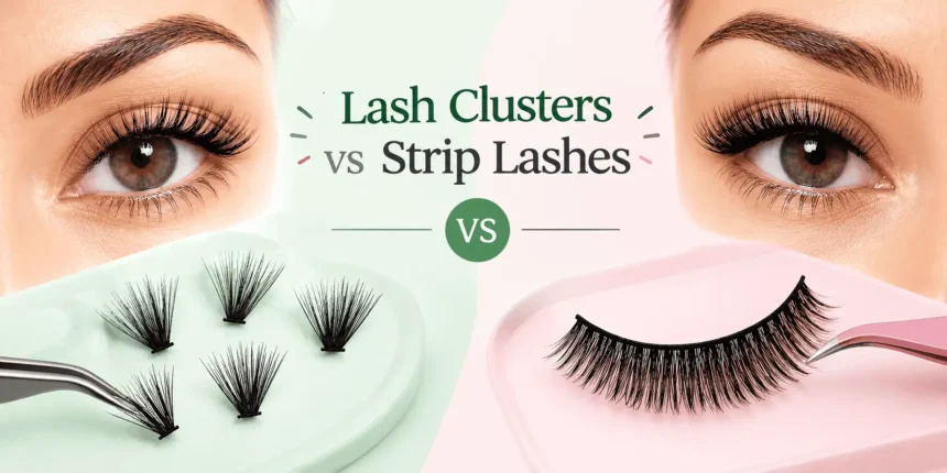 Lash Clusters vs Strip Lashes