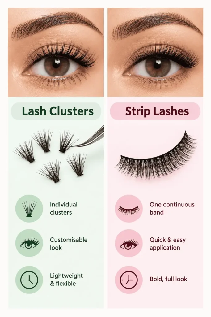 Lash Clusters vs Strip Lashes: Which Is Better?